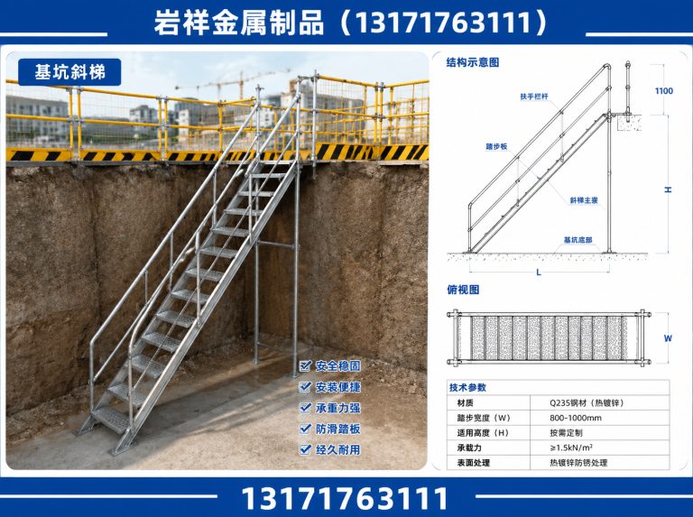 衡水基坑斜梯展示图